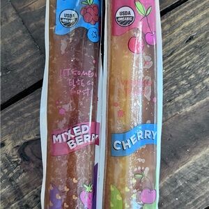 JONNY POPS Berry & Cherry Organic 1/2 cup REAL FRUIT in Each Pops 48 4 ounces